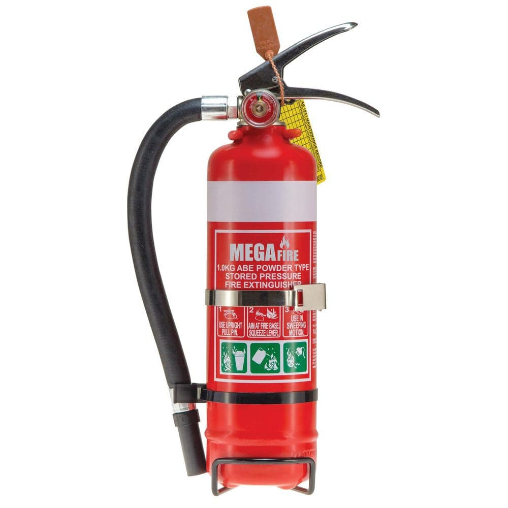 ABE Dry chemical powder (DCP) fire extinguisher. MiFire Australia